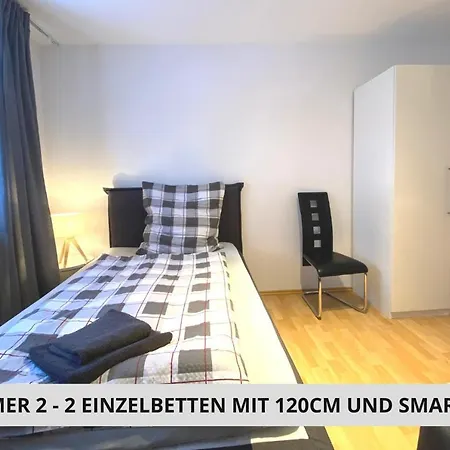 Easy Sleep 2 - Mit 5 Betten - 3 Schlafzimmer Bis 5 Personen - Monteure Willkommen * Байройт