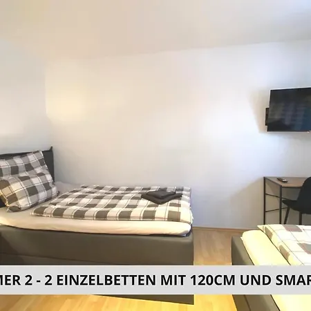 Easy Sleep 2 - Mit 5 Betten - 3 Schlafzimmer Bis 5 Personen - Monteure Willkommen Апартаменты *